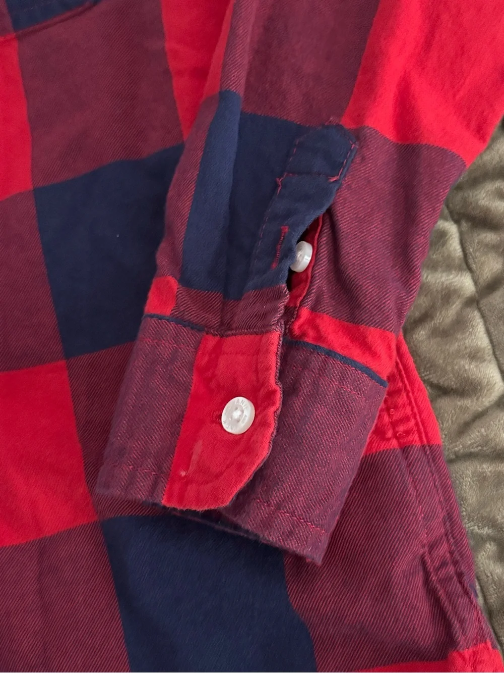 Boys Janie & Jack Buffalo Plaid Button Up 7